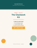 Cover of The Clockwork Kit, an ADHD productivity and time-management bundle by Guidetrics